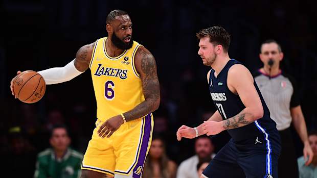 LeBron James, Los Angeles Lakers, Luka Doncic, Dallas Mavericks